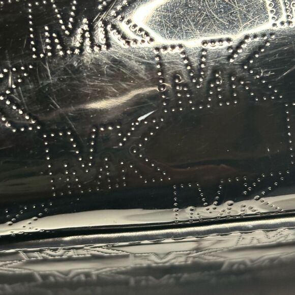 Michael Kors Camille Medium Satchel Patent *DAMAGED* - Picture 9 of 16